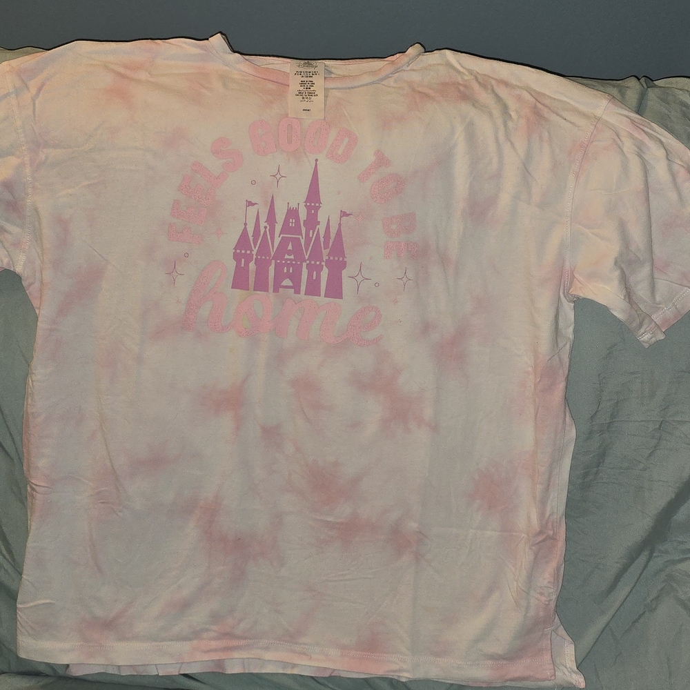 Disney Pink Tie-Dye Shirt